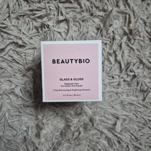 BeautyBio Glass & Gloss 2-Step Retexturizing & Brightening Pro-Facial 2x 1 fl oz